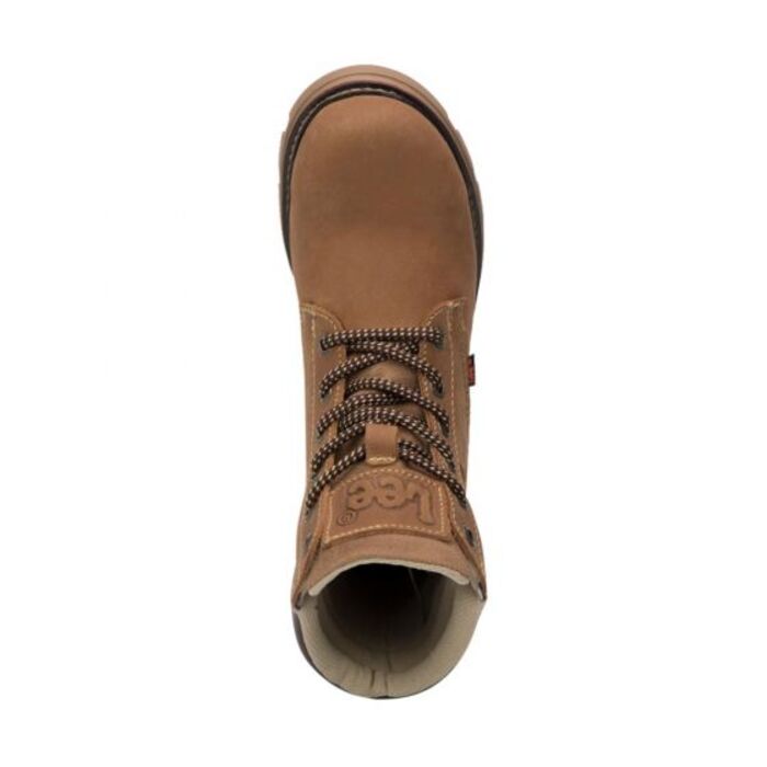 Bota para mujer marca Lee, tipo Hiker, con agujetas, café 1010722
