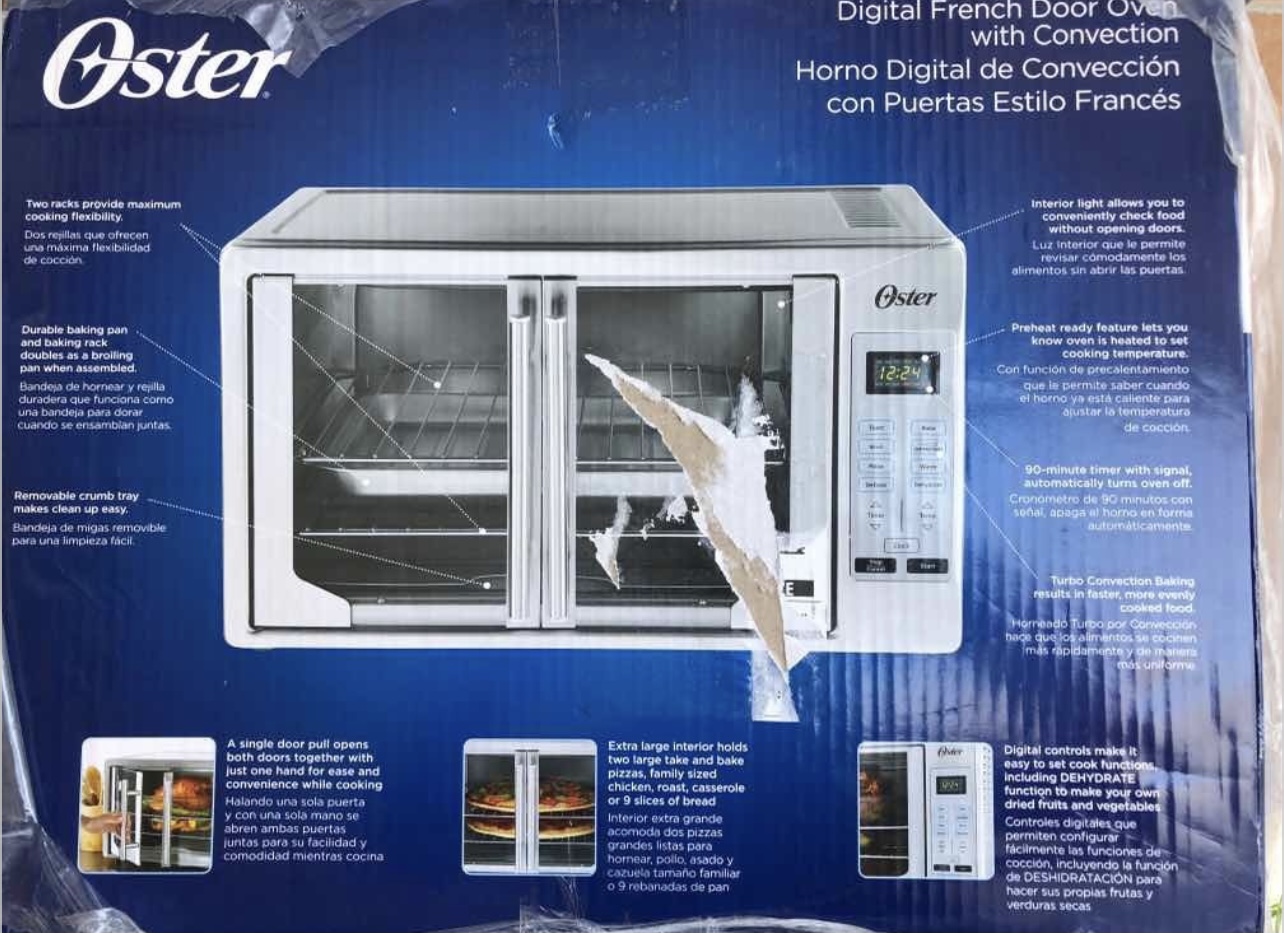 Oster Horno Eléctrico Digital French Door De Convección