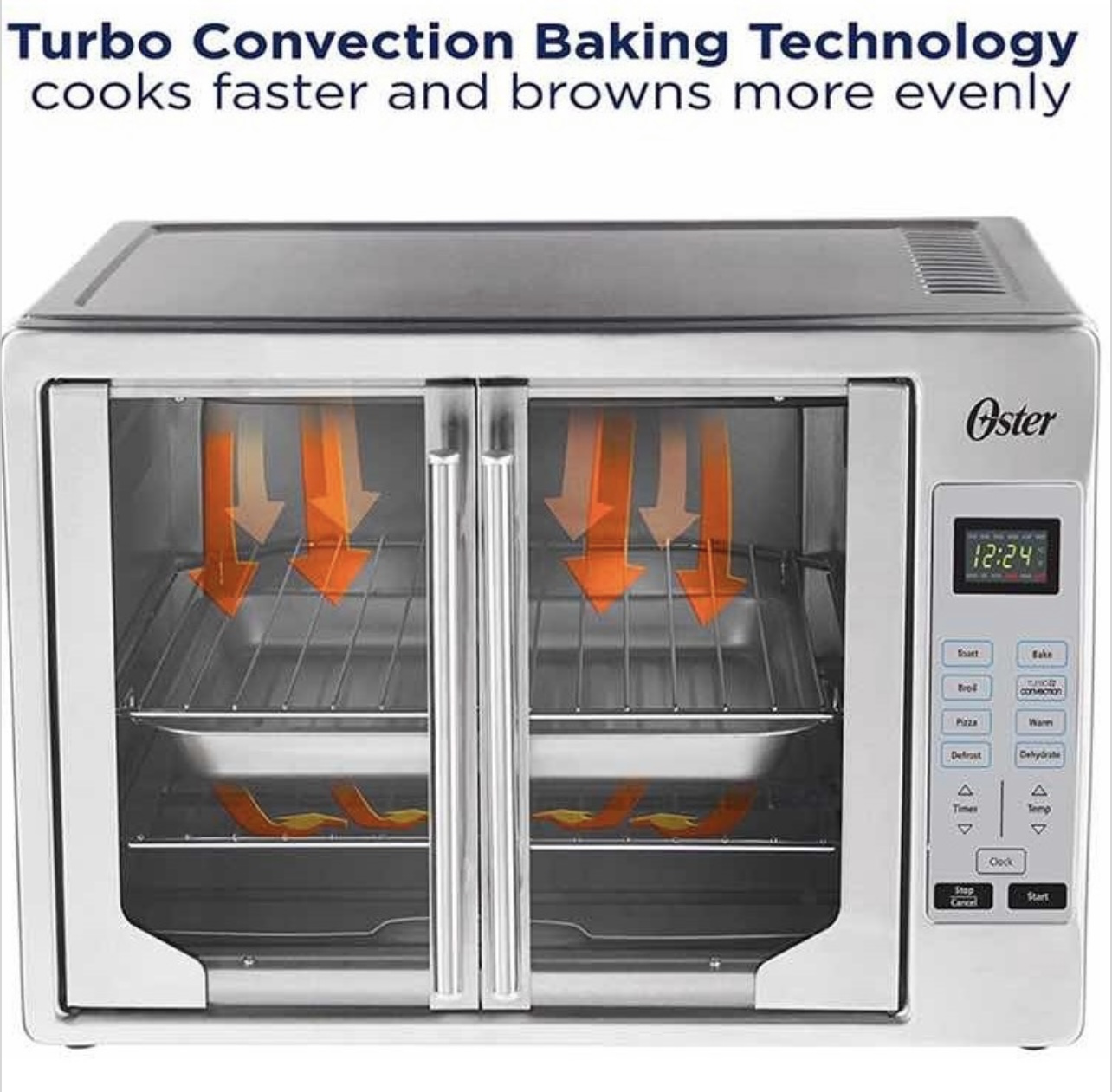 Oster Horno Eléctrico Digital French Door De Convección
