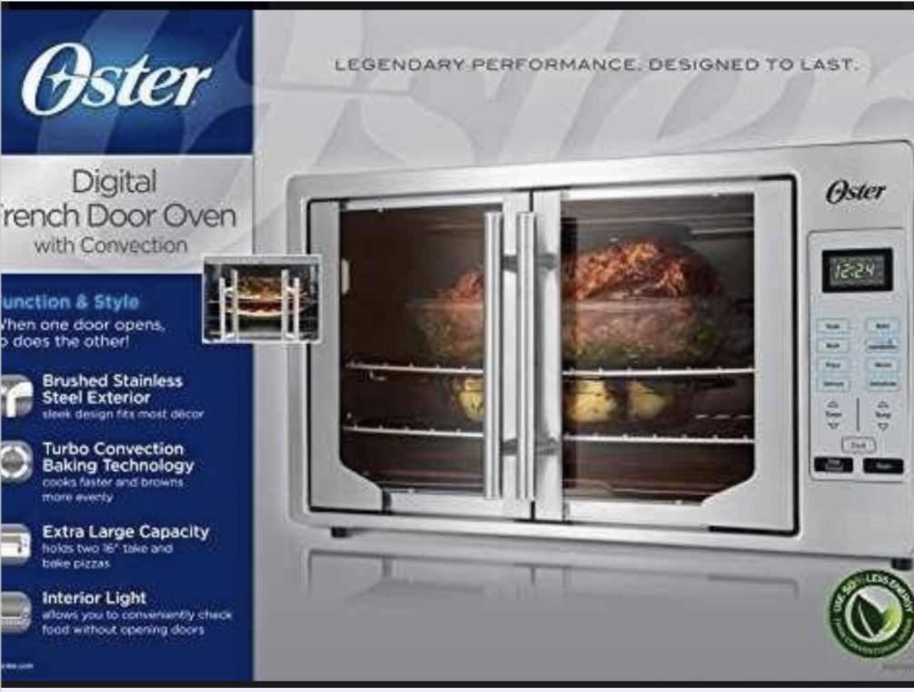 Oster Horno Eléctrico Digital French Door De Convección