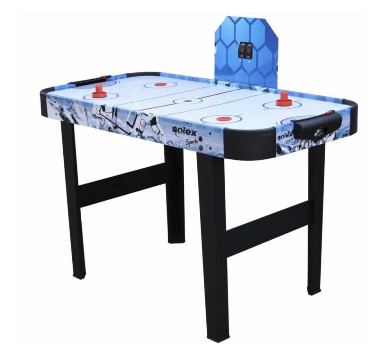 Mesa De Hockey Solex De Aire Con Discos Y Empujadores