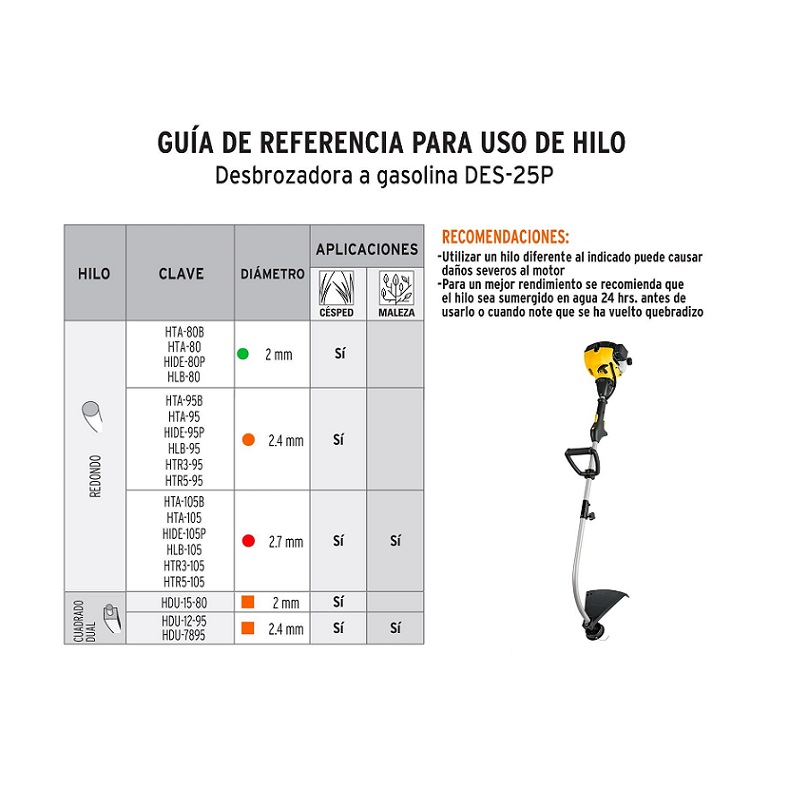Desbrozadora con Motor de Gasolina de 1 Hp Pretul "Mosco" Podadora Para Jardinería Corta Pasto Césped Hierbas Malezas
