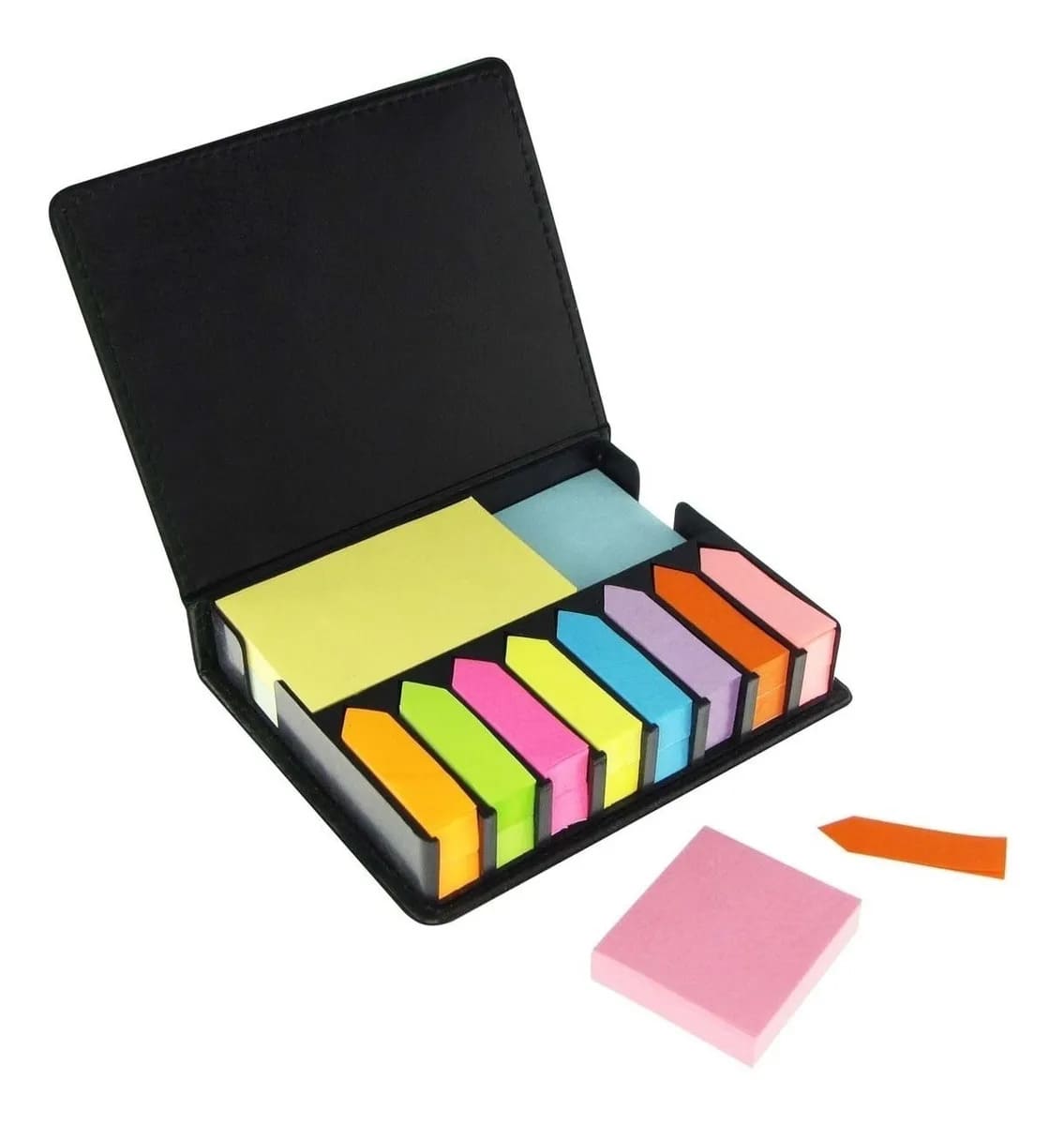 Estuche De Notas Adhesivas Post-it's De Colores Para Oficina