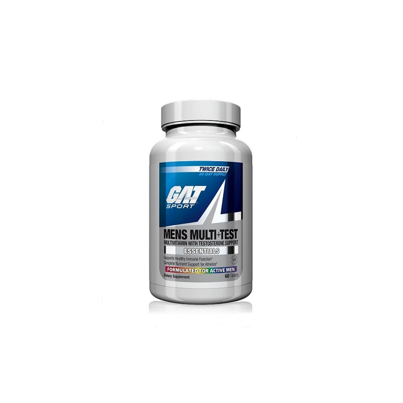 GAT MENS MULTI + TEST  60 TABS PRECURSOR DE TESTOSTERONA  + VITAMINAS