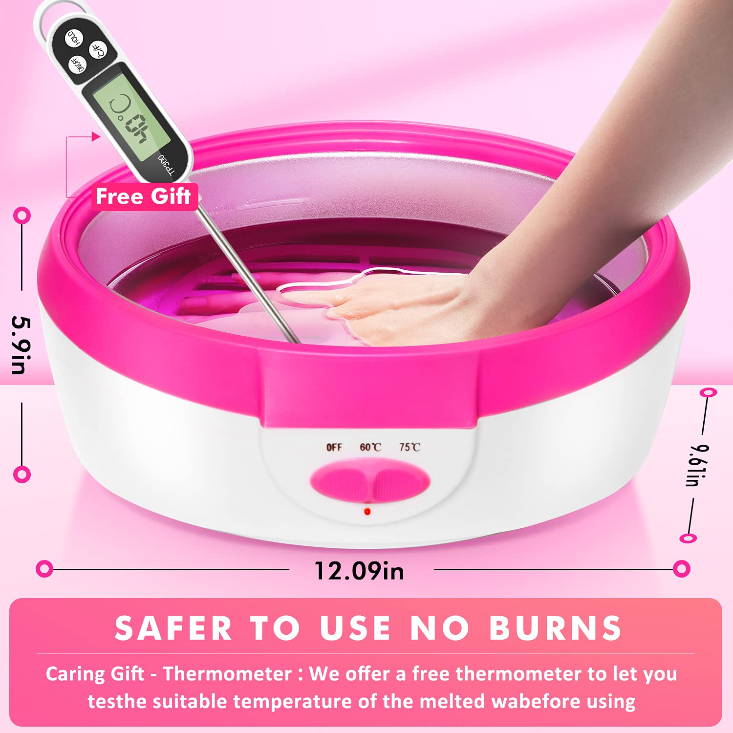 Kit parafinero para manos y pies