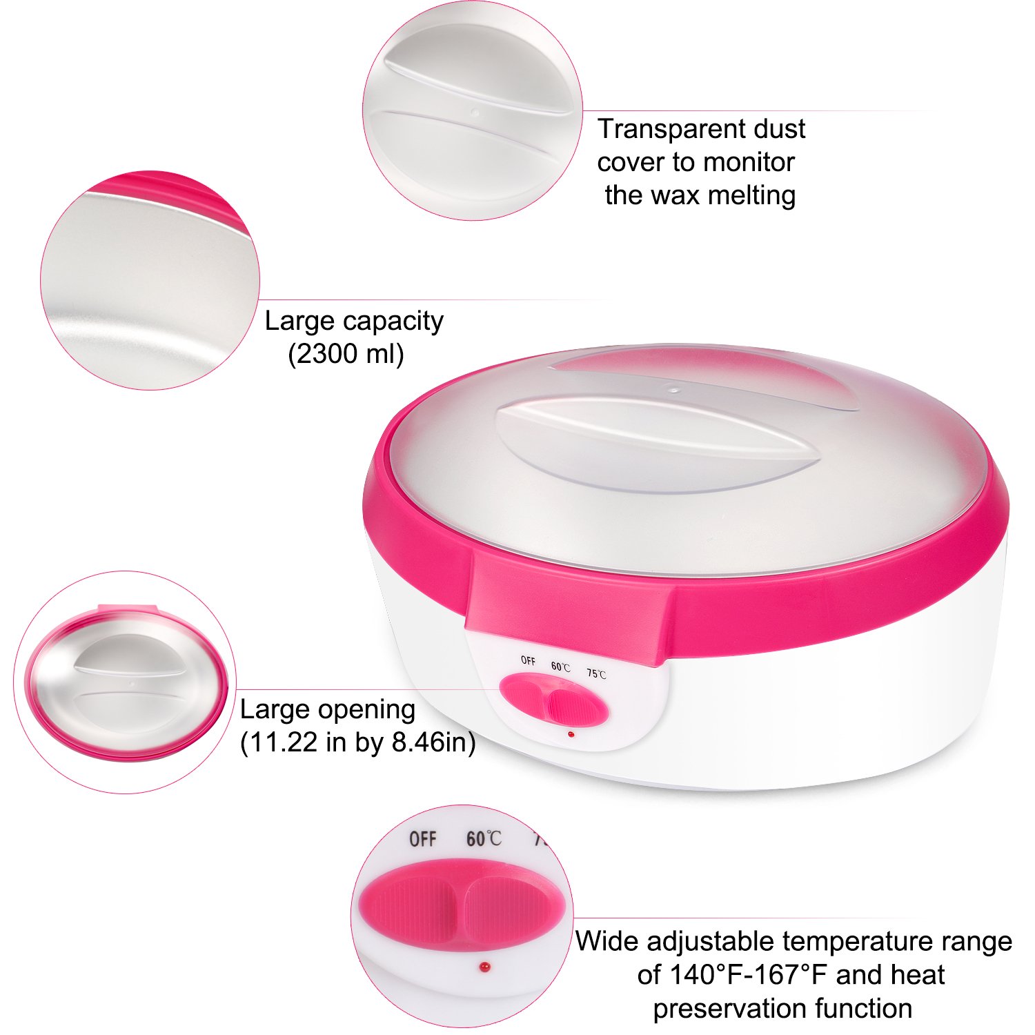 Kit parafinero para manos y pies