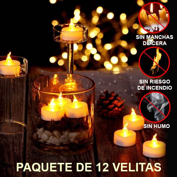 PAQUETE 12 VELITAS - BLANCO