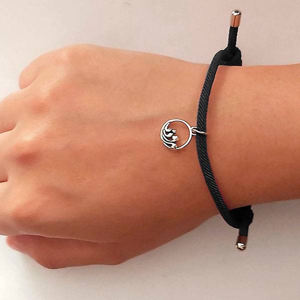 PULSERA TWINS - NEGRO