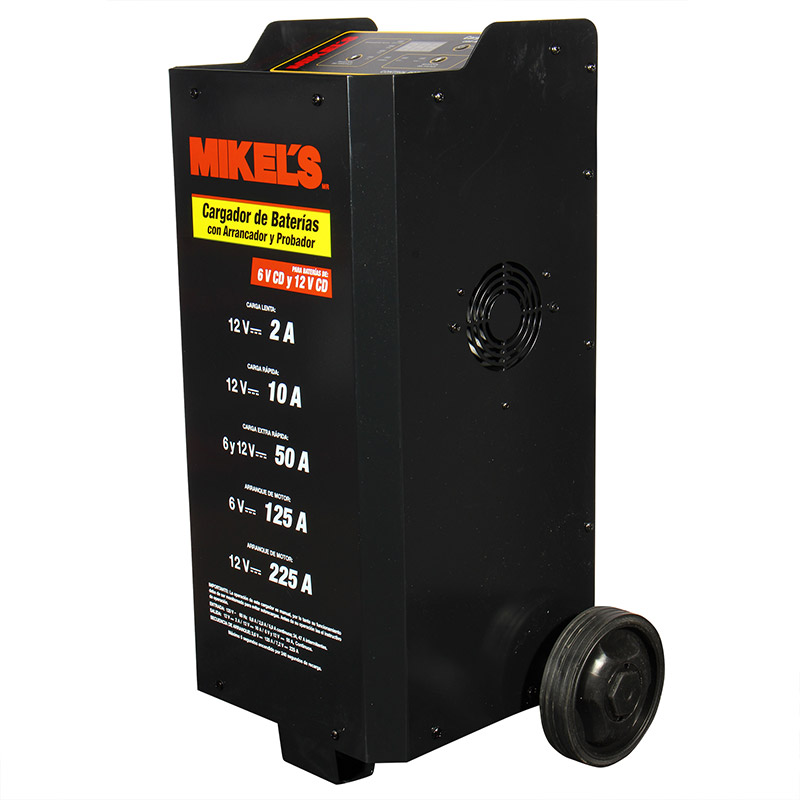 Cargador De Baterias Con Arrancador Y Probador Mikels