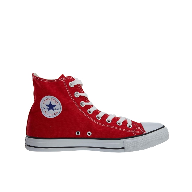 Converse rojos en bota best sale