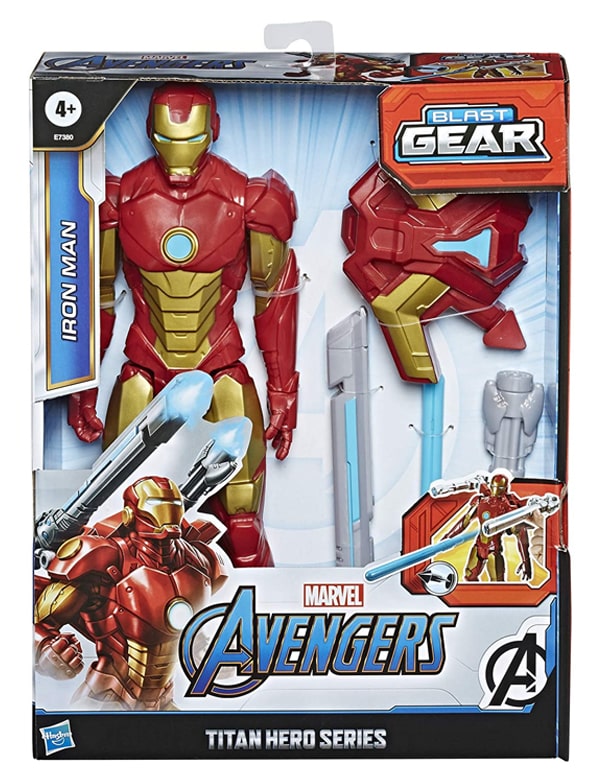 iron Man Blast Gear Titan Hero Avengers Marvel 28 Cm Hasbro