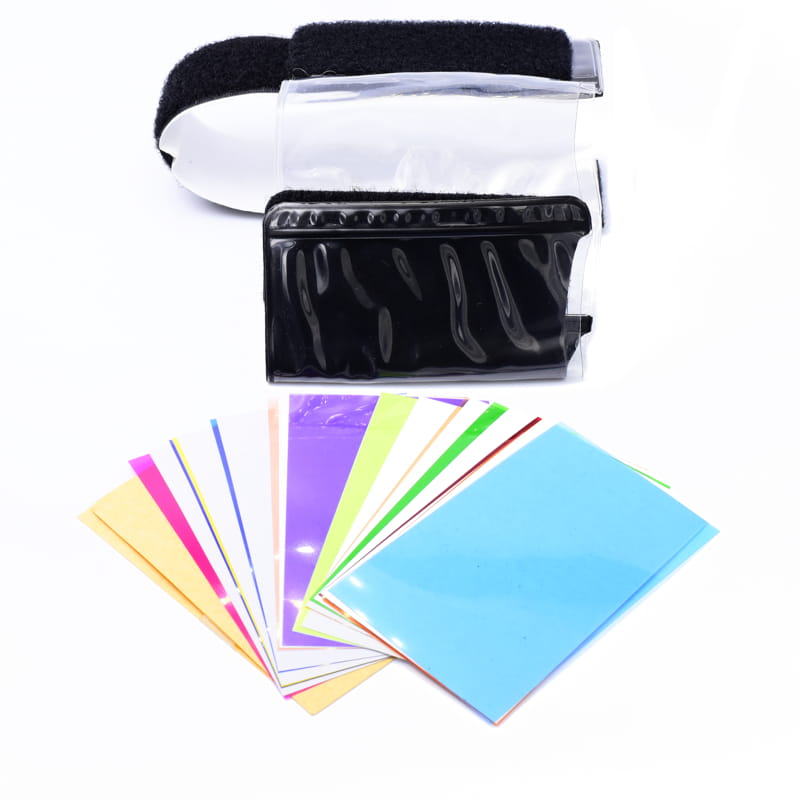 Kit de 12 filtros de Gel de colores Para flash Speedlite con holder