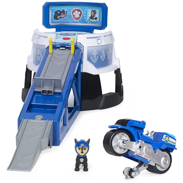 Paw Patrol Moto Hq Pups Pista Con Sonidos Spin Master