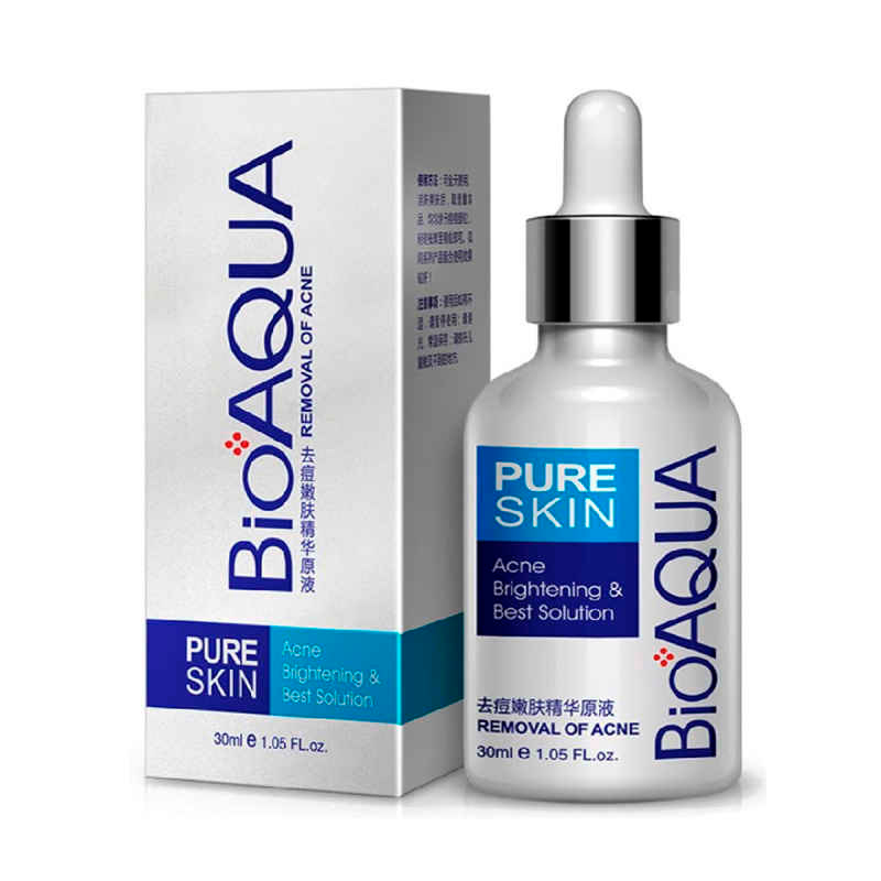 Bioaqua Serum Pure Skin Retira Acné Y Espinillas Limpieza Facial