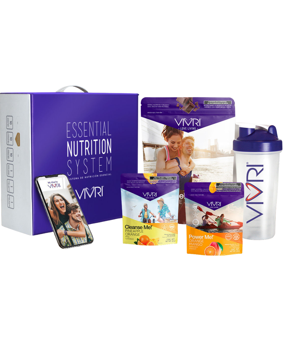 RETO VIVRI  sabor Chocolate -Naranja- Piña