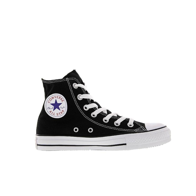 Converse negro con online blanco