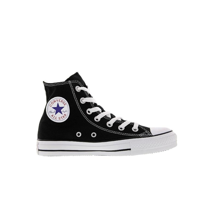 Tenis CONVERSE Chuck Taylor All Star Negro-Blanco de Bota Unisex M9160C.