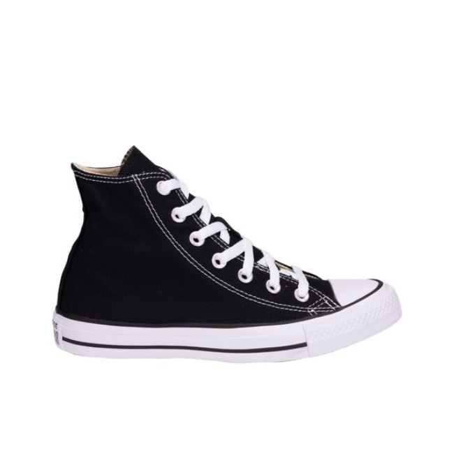 Tenis CONVERSE Chuck Taylor All Star Negro-Blanco de Bota Unisex M9160C.