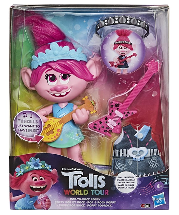 Trolls World Tour Poppy Rock Electrónica Hasbro