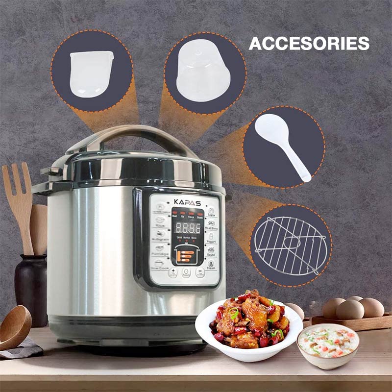 Olla de Presión Eléctrica y Cocción Lenta 10 en 1 Instant Cook