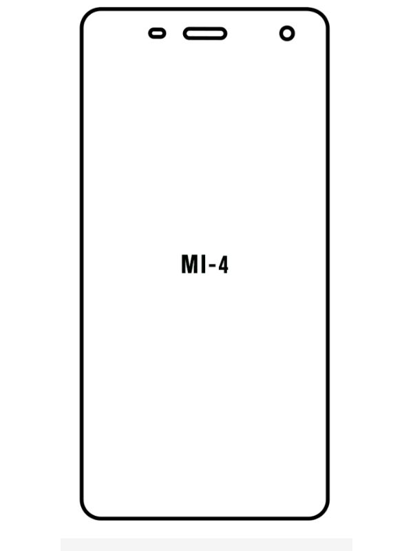 Jeco 99F Kit de Mica Hidrogel AZUL Frontal+Trasera XIAOMI MI 4