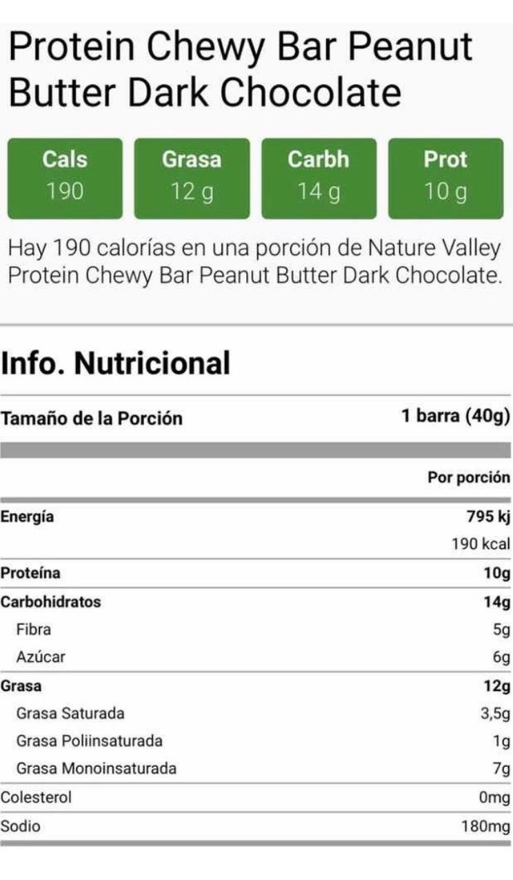 Nature Valley Barras De Proteina Chocolate 26pzs, Sin Gluten