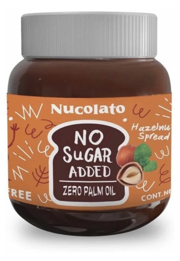 Crema De Avellanas Con Cacao 350g Nucolato Sin Azúcar Keto