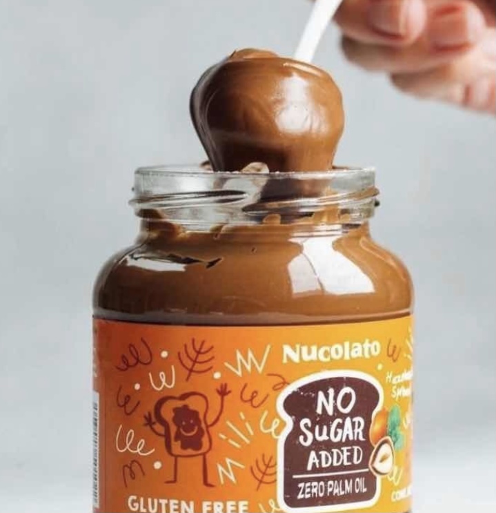 Crema De Avellanas Con Cacao 350g Nucolato Sin Azúcar Keto