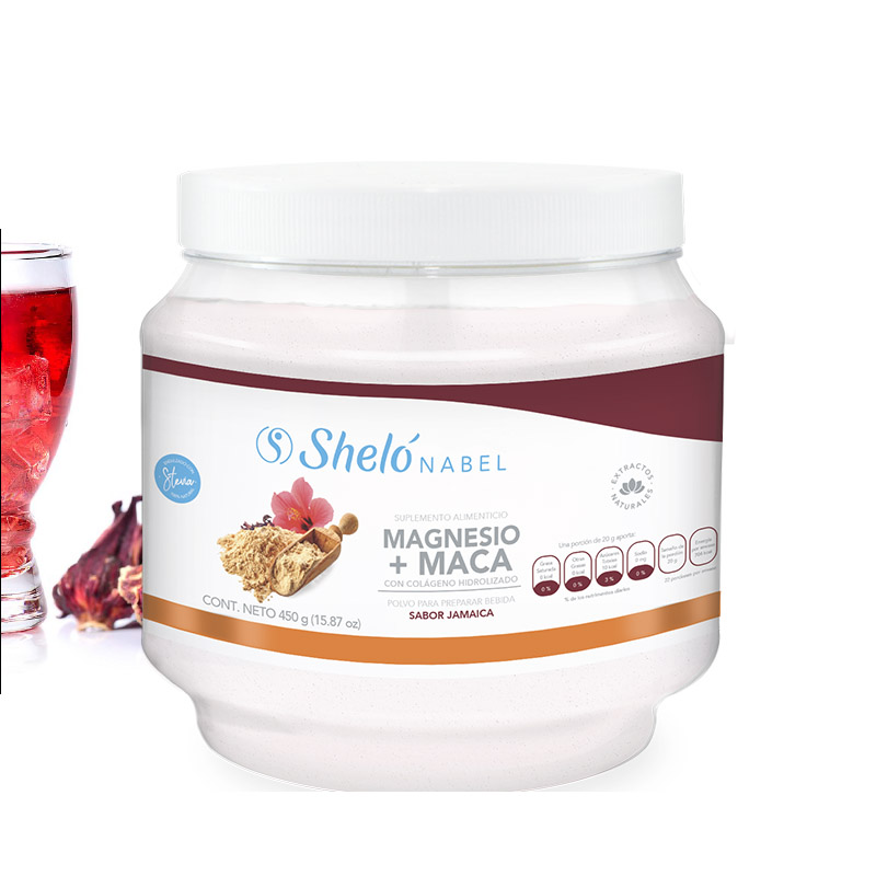 COLÁGENO HIDROLIZADO CON MAGNESIO Y MACA PARA RENDIMIENTO FÍSICO SHELÓ NABEL