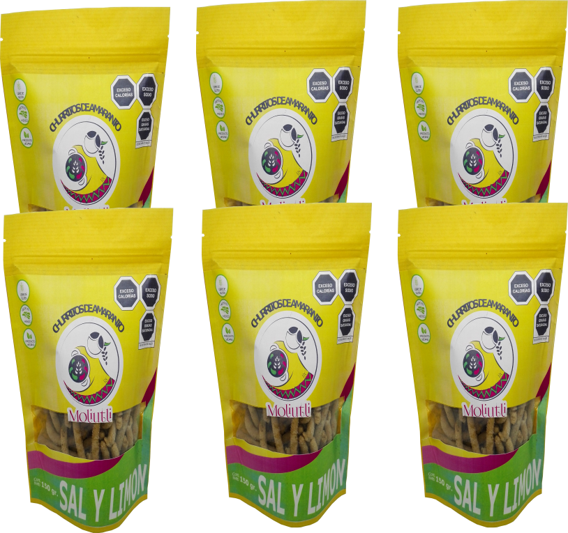 CHURROS DE AMARANTO SAL Y LIMON