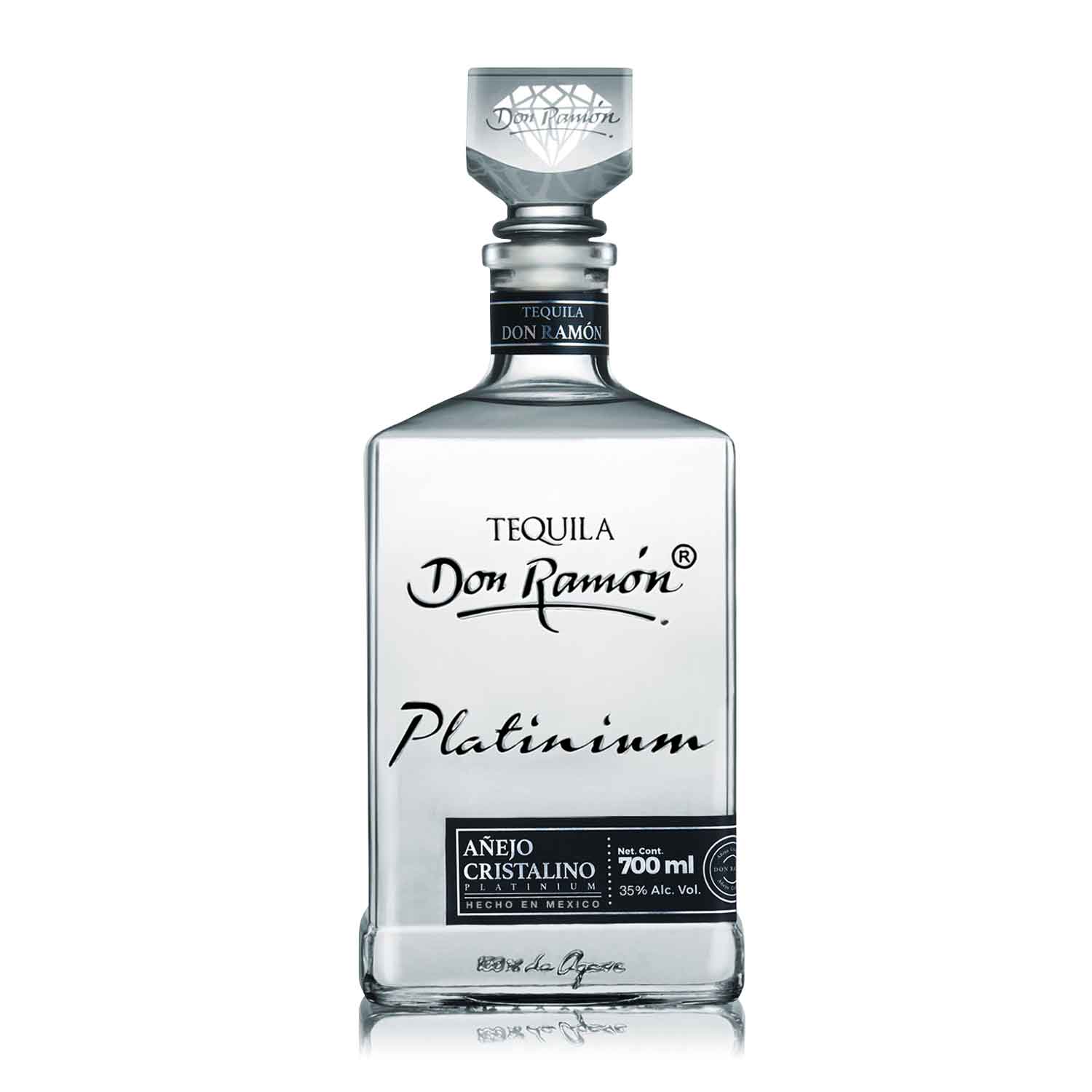 Tequila Don Ramón Añejo Cristalino Platinium 700 ml