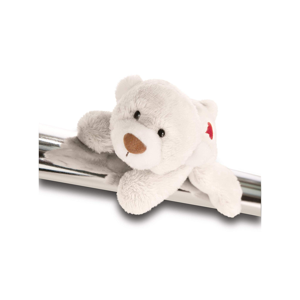 OSITO BLANCO CON CORAZÓN 12CM MAGNICI