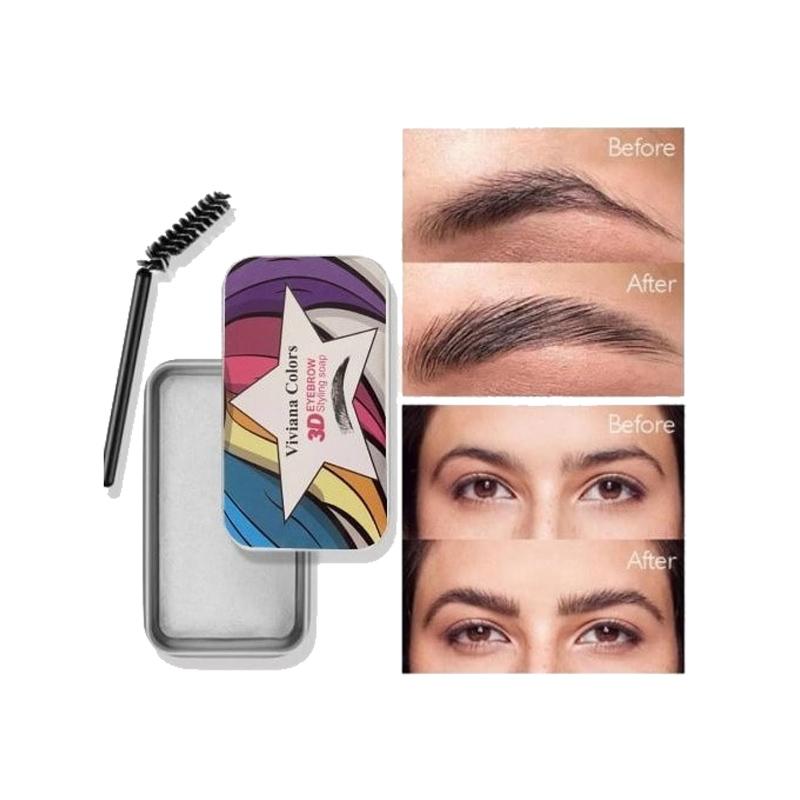 Cera Maquillaje Para Peinar Jabón de Cejas Larga Duracion 3D