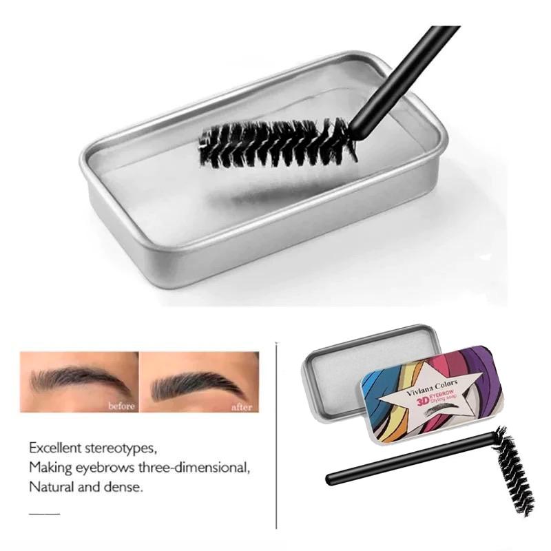 Cera Maquillaje Para Peinar Jabón de Cejas Larga Duracion 3D