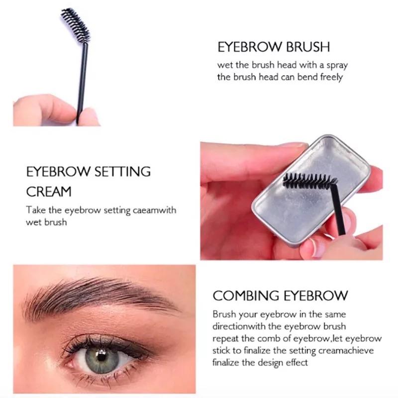 Cera Maquillaje Para Peinar Jabón de Cejas Larga Duracion 3D