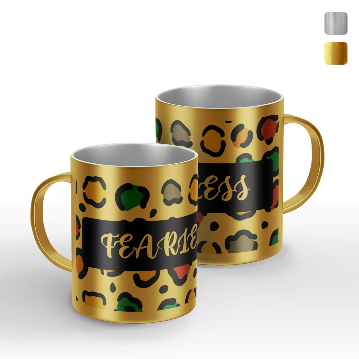 TAZA PERSONALIZADA ANIMAL PRINT MODELO ESPEJO
