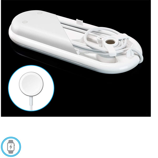 Cargador Inalámbrico Duo Pad Qi Naztech Universal Fast Charg Blanco