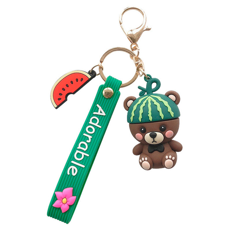 LLAVERO DE MODA COLGANTE KAWAII  PINGUINO, VAQUITA Y OSO