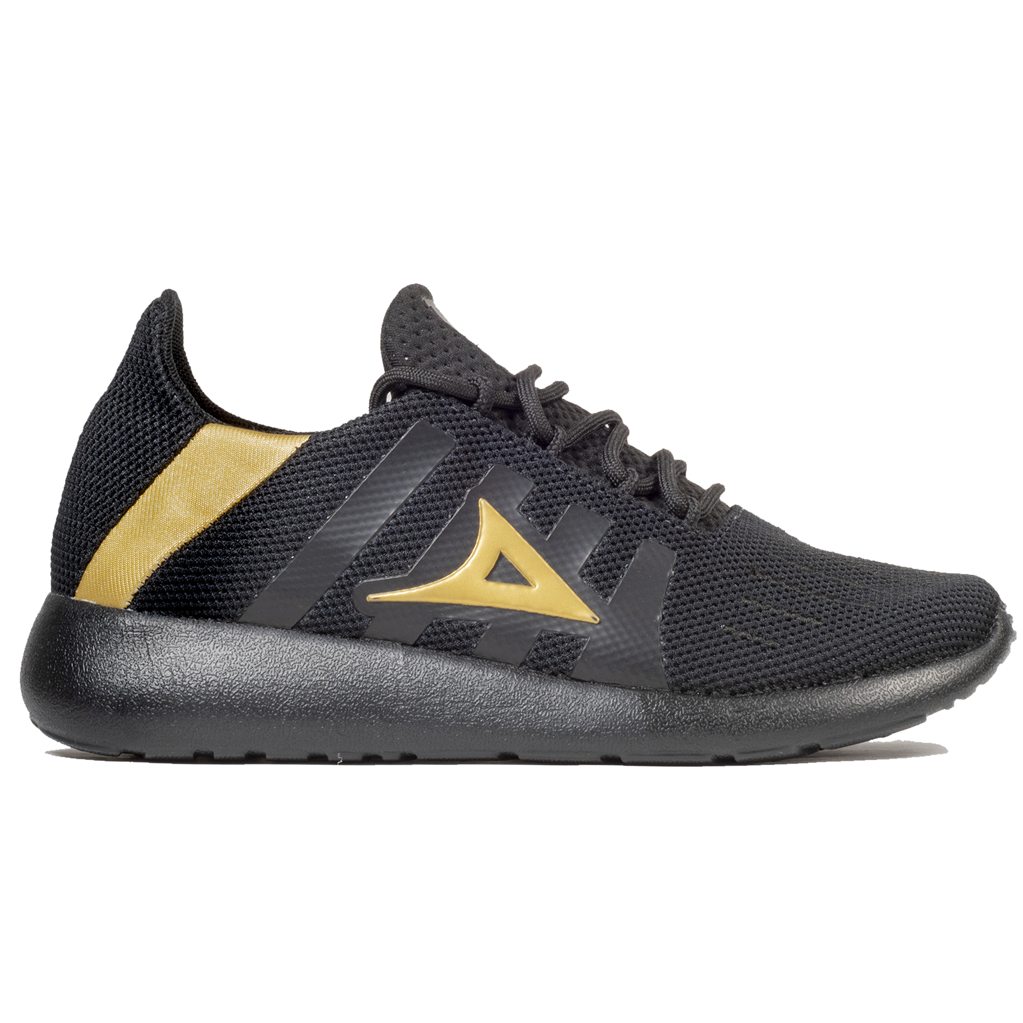 Tenis Deportivos Para Dama Pirma 5505 Color Negro Oro