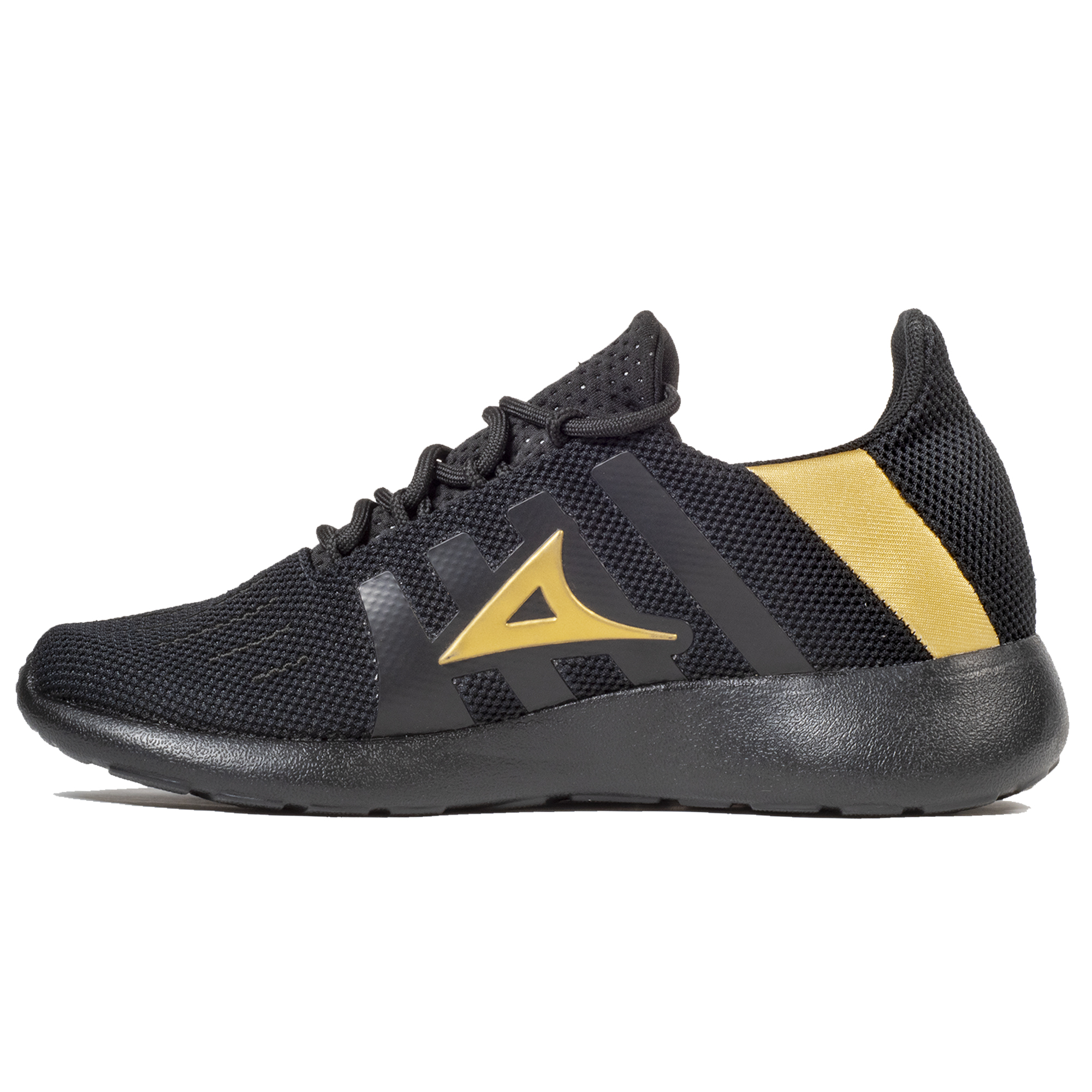 Tenis Deportivos Para Dama Pirma 5505 Color Negro Oro