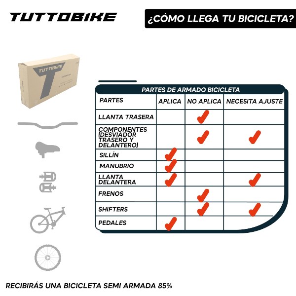 Bicicleta Montaña Rodada 27.5 21 Velocidades Monk Rask