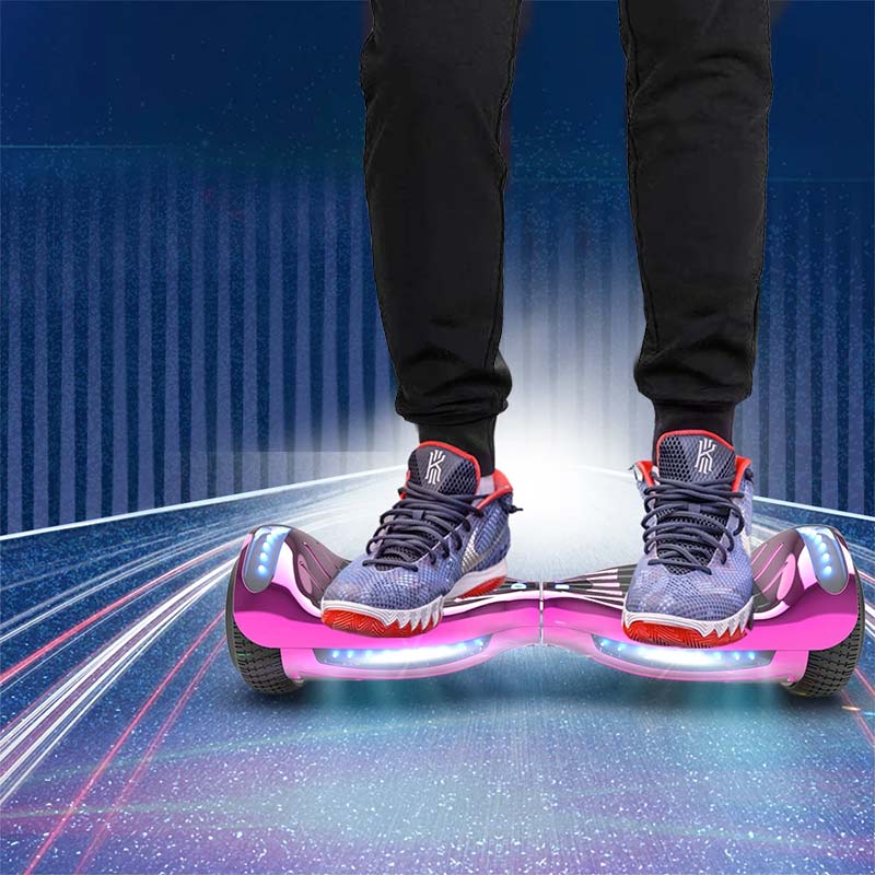 Patineta Eléctrica Hoverboard con Bluetooth y Luces Led