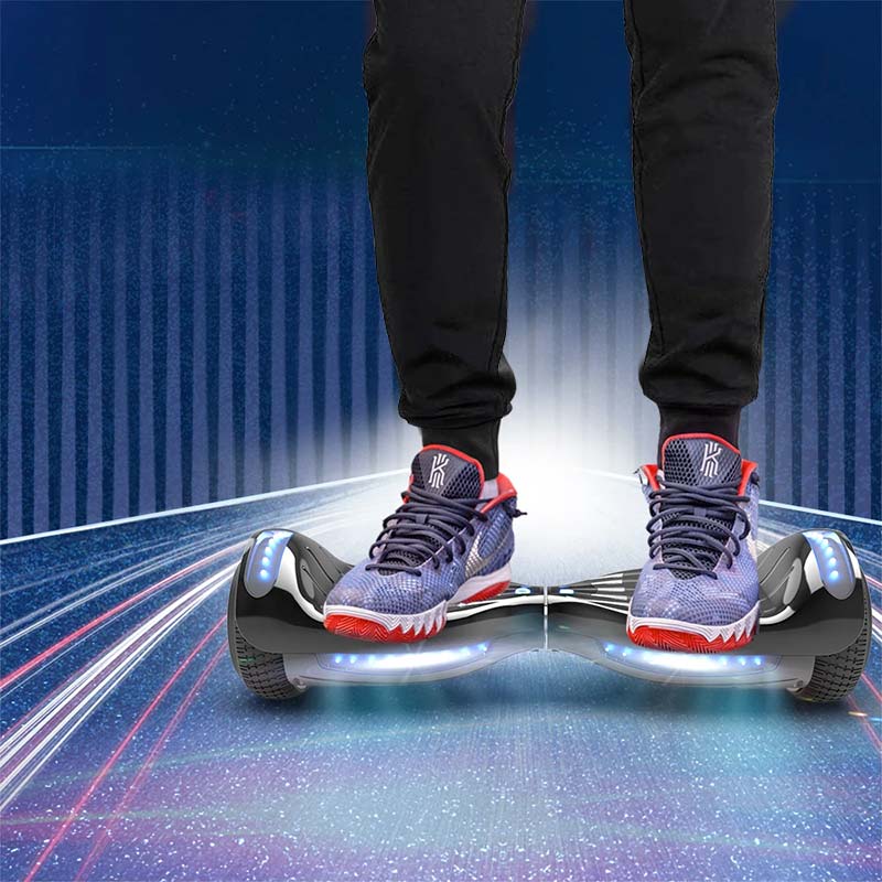 Patineta Eléctrica Hoverboard con Bluetooth y Luces Led