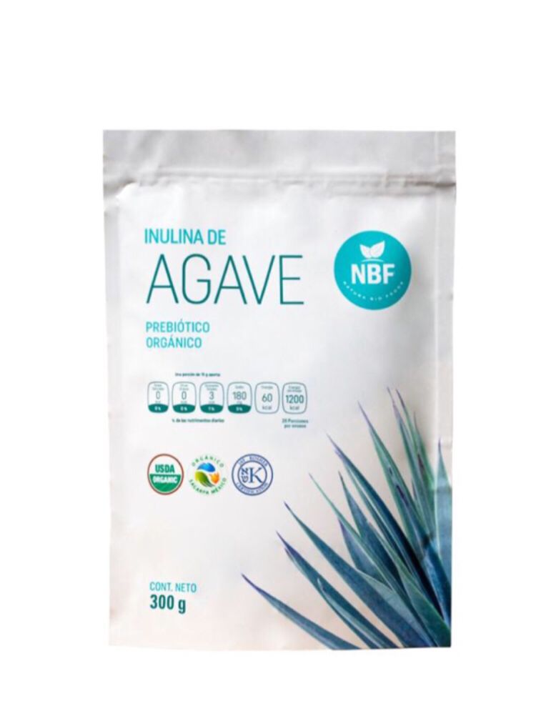 Inulina De Agave Organico, Prebiotico De Fibra, Sin Gluten