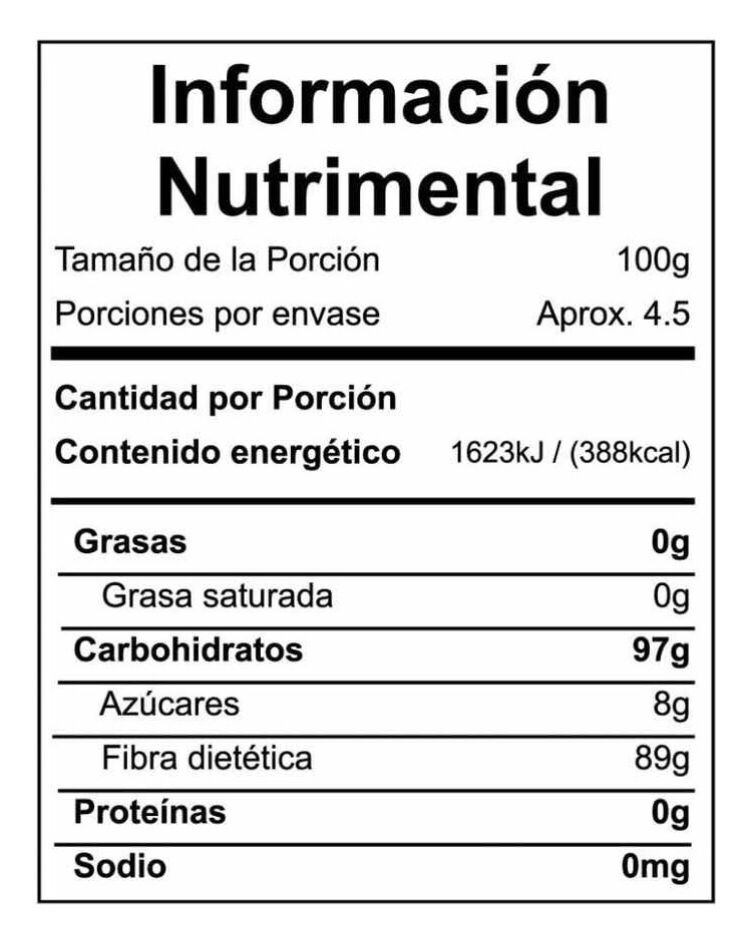 Inulina De Agave Organico, Prebiotico De Fibra, Sin Gluten