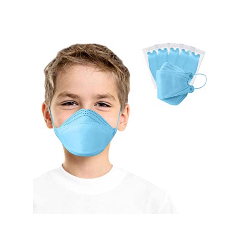 KF94 Cubrebocas mascarilla  Infantil de colores lisos (varios) 10 pz