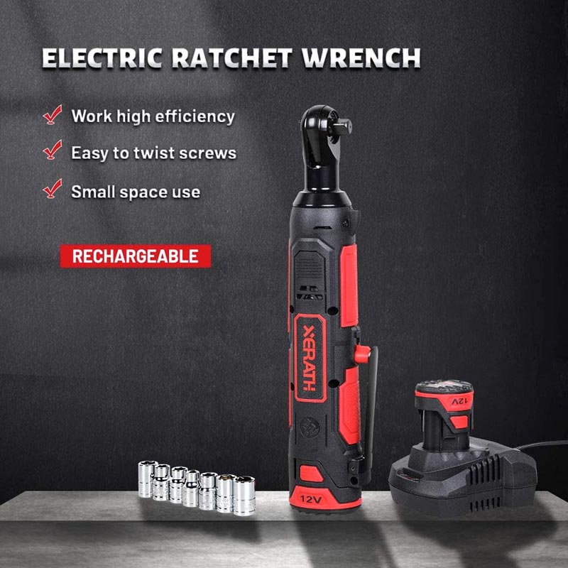 Llave de Trinquete Eléctrica Inalámbrica de 3/8"