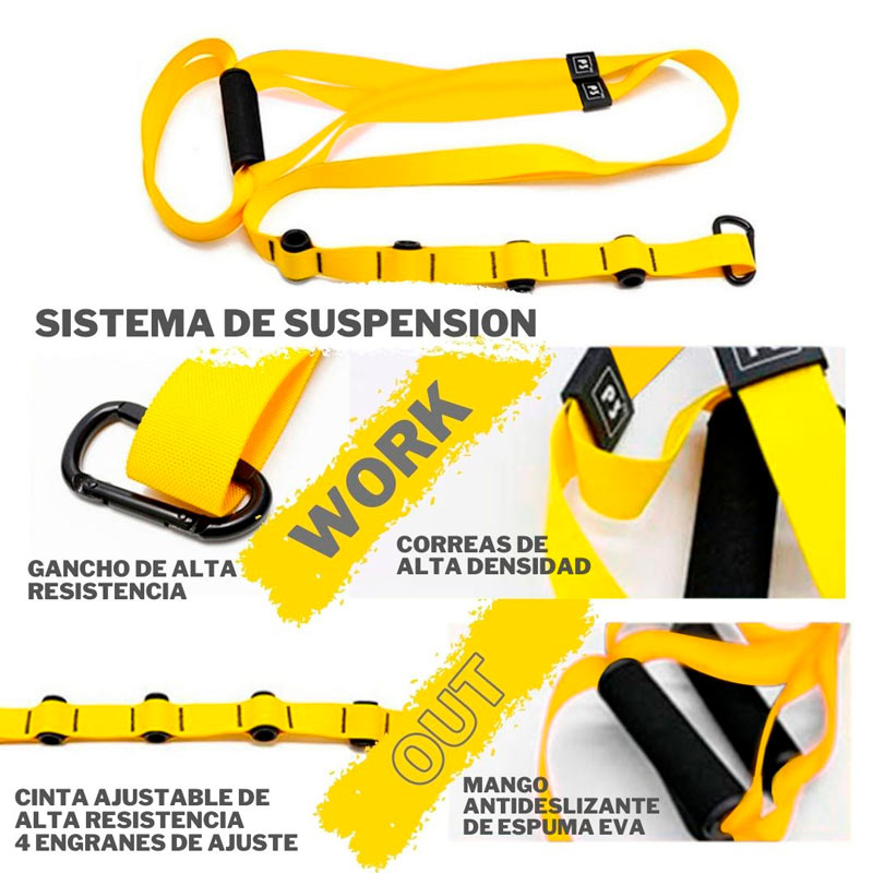 Sistema De Suspension Trx Crossfit Entrenamiento Gym P3-4