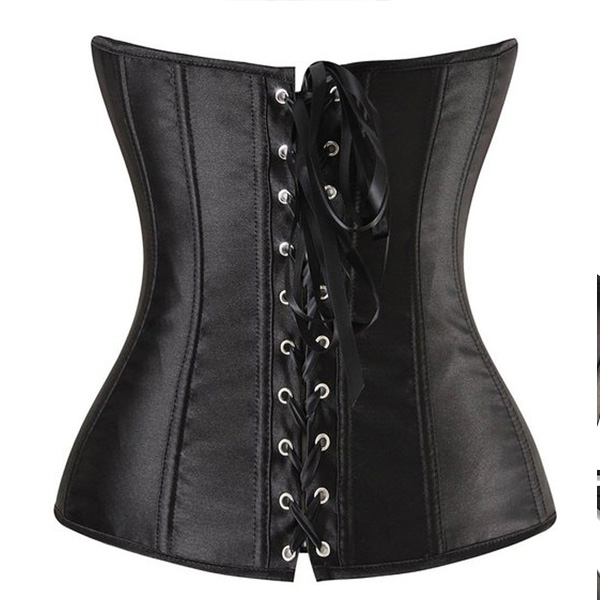 Zen Zen Faja Corset Liso Victoriano Al Busto 12 Varillas Modeladora Sexy