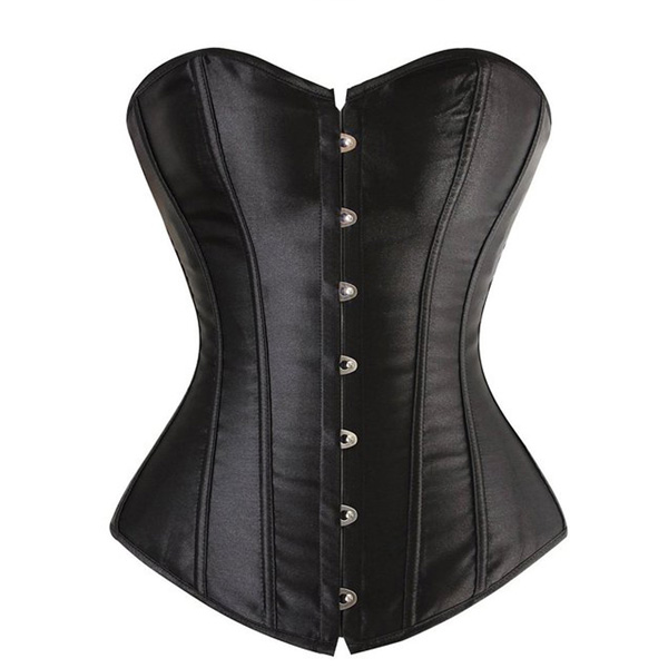 Zen Zen Faja Corset Liso Victoriano Al Busto 12 Varillas Modeladora Sexy